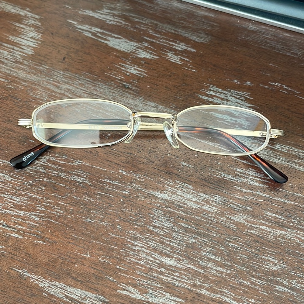 NYS Collection CT485CL gold metal eyeglasses